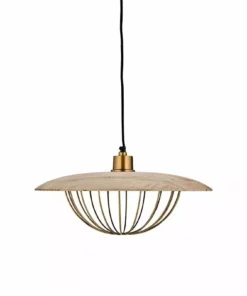 Nkuku New Arrivals Chakai Wood & Metal Pendant - Large 11 Nkuku New Arrivals Chakai Wood & Metal Pendant - Large
