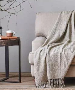 Nkuku Chakala Wooden Side Table Living Room