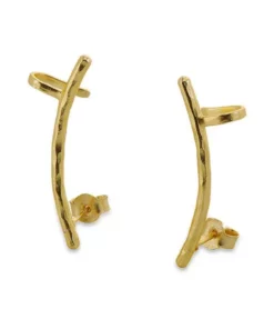 Nkuku Jewellery Gifts Chandpara Ear Climber Pair