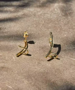 Nkuku Jewellery Gifts Chandpara Ear Climber Pair