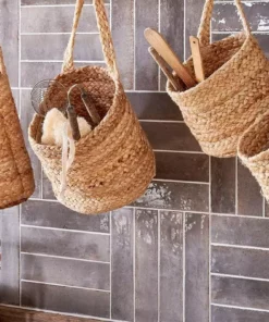 Nkuku New Arrivals Chapad Hemp Wide Wall Hung Basket 13 Nkuku New Arrivals Chapad Hemp Wide Wall Hung Basket