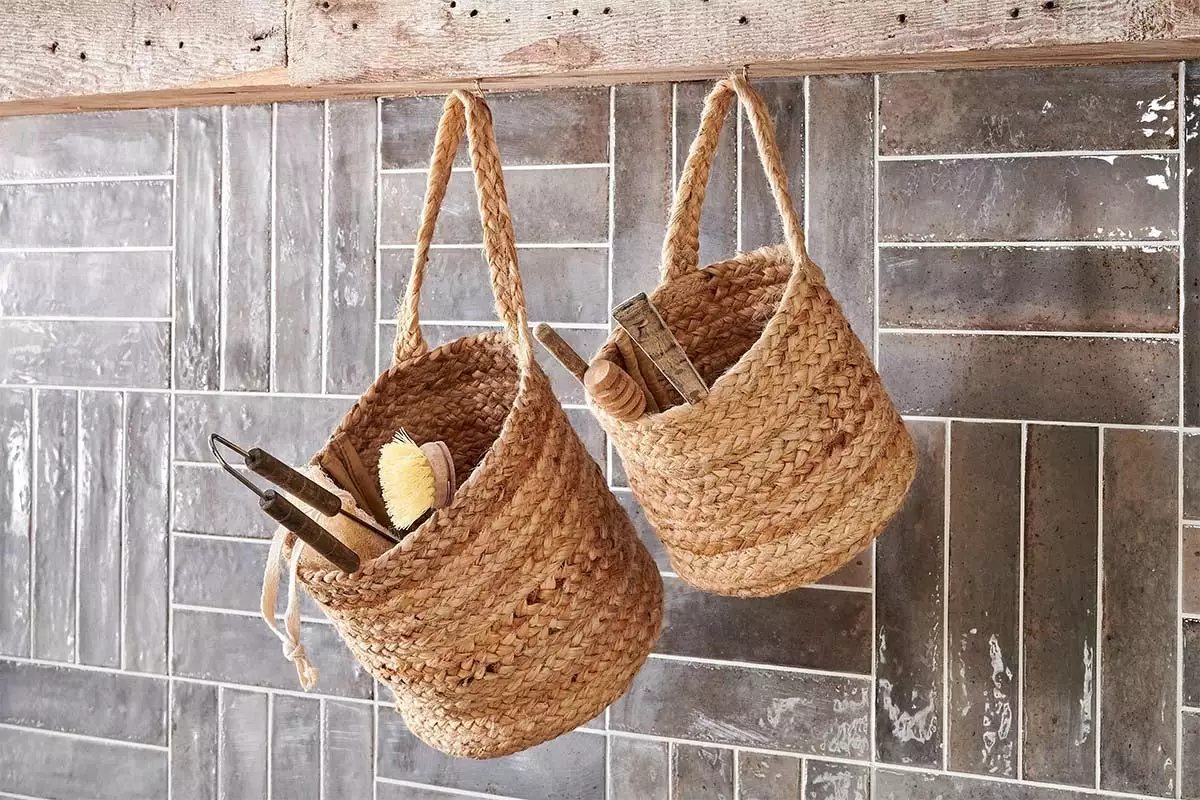 Nkuku New Arrivals Chapad Hemp Wide Wall Hung Basket 5 Nkuku New Arrivals Chapad Hemp Wide Wall Hung Basket