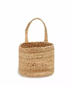 Nkuku New Arrivals Chapad Hemp Wide Wall Hung Basket 15 Nkuku New Arrivals Chapad Hemp Wide Wall Hung Basket