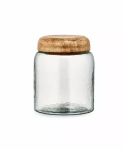 Nkuku Charal Storage Jar - Clear