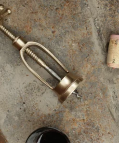 Nkuku Chiri Vintage Gold Corkscrew Table Accessories