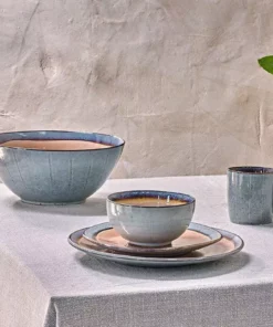 Nkuku Dakara Ceramic Tableware - Dusky Pink