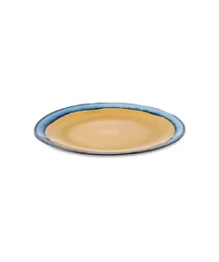 Nkuku Dakara Ceramic Serving Bowl - Mustard Sale 8 Nkuku Dakara Ceramic Serving Bowl - Mustard Sale
