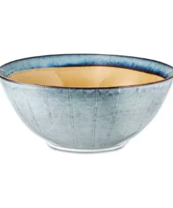 Nkuku Dakara Ceramic Serving Bowl - Mustard Sale 9 Nkuku Dakara Ceramic Serving Bowl - Mustard Sale