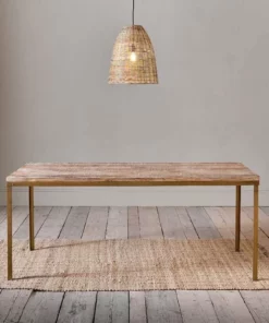 Nkuku Danali Mango Wood Dining Table Kitchen & Dining Room