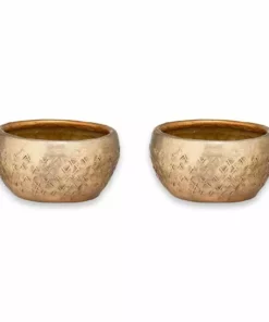 Nkuku Darani Tealights - Antique Brass (Set Of 2) New Arrivals