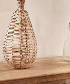 Nkuku New Arrivals Darma Wicker Lamp - Small Tall 9 Nkuku New Arrivals Darma Wicker Lamp - Small Tall