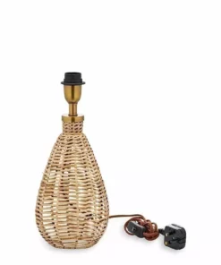 Nkuku New Arrivals Darma Wicker Lamp - Small Tall 11 Nkuku New Arrivals Darma Wicker Lamp - Small Tall