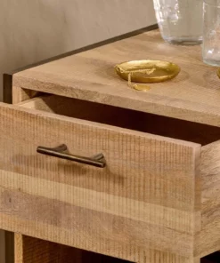 Nkuku Dasai Mango Wood Bedside Table