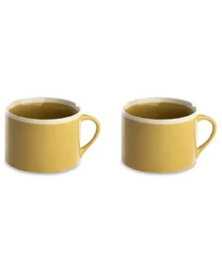 Nkuku Tableware Datia Large Mug - Mustard (Set Of 2)