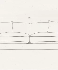 Nkuku Living Room Deni Grand Sofa