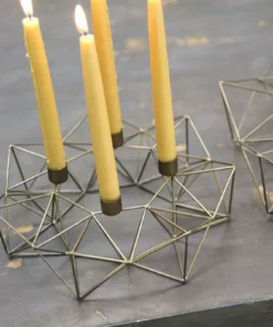 Nkuku Derwala Geometric Candle Holder