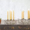 Nkuku Derwala Geometric Candle Holder 2 Nkuku Derwala Geometric Candle Holder