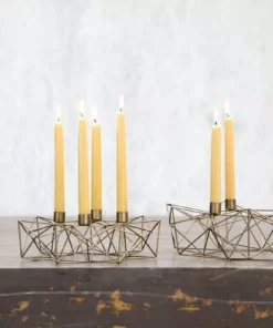 Nkuku Derwala Geometric Candle Holder