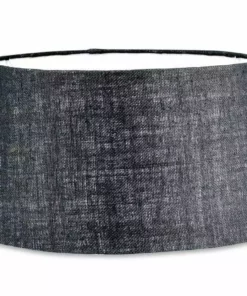 Nkuku Dia Jute Lampshade - Ink Living Room