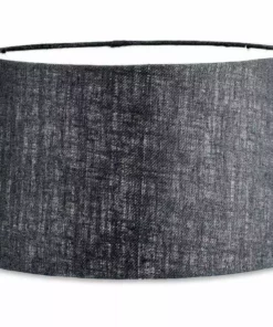 Nkuku Dia Jute Lampshade - Ink Living Room