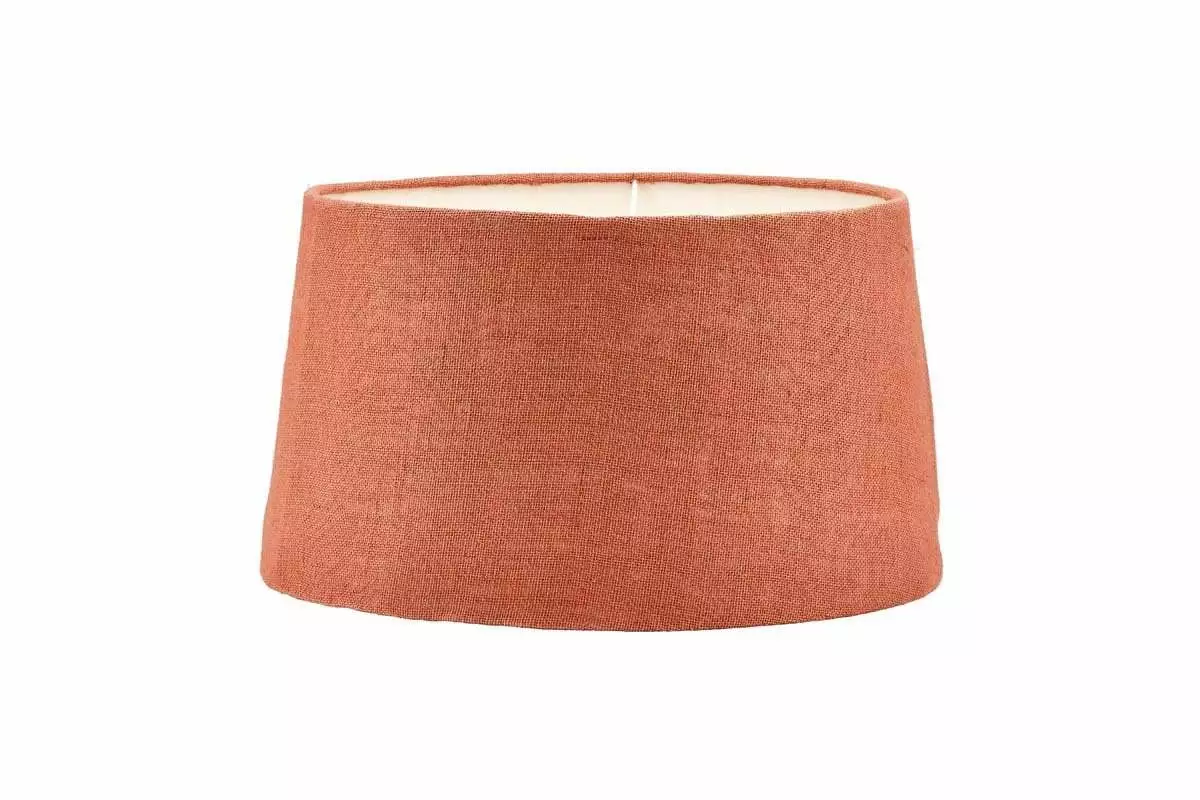 Nkuku Dia Jute Lampshade - Rust Living Room 9 Nkuku Dia Jute Lampshade - Rust Living Room