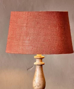 Nkuku Dia Jute Lampshade - Rust Living Room 11 Nkuku Dia Jute Lampshade - Rust Living Room