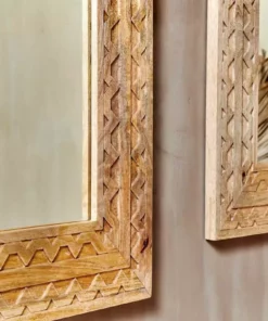 Nkuku Dudi Mango Wood Mirror