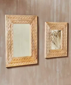 Nkuku Dudi Mango Wood Mirror