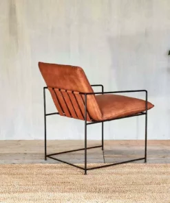 Nkuku Durium Leather Lounger - Aged Tan 12 Nkuku Durium Leather Lounger - Aged Tan