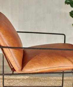 Nkuku Durium Leather Lounger - Aged Tan 15 Nkuku Durium Leather Lounger - Aged Tan