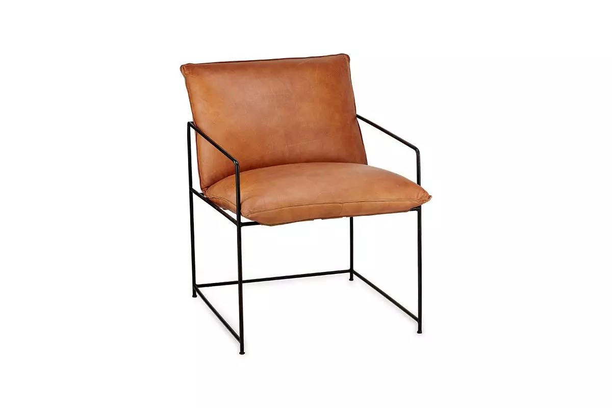 Nkuku Durium Leather Lounger - Aged Tan 9 Nkuku Durium Leather Lounger - Aged Tan