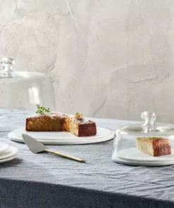 Nkuku Duru Marble Cake Dome Table Accessories