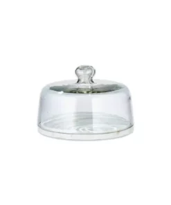 Nkuku Duru Marble Cake Dome Table Accessories
