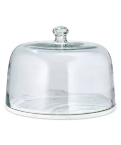 Nkuku Duru Marble Cake Dome Table Accessories