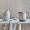 Nkuku Edo Jug - Slate Tableware