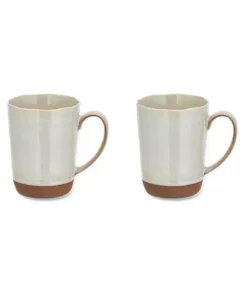 Nkuku Tableware Edo Large Mug - Terracotta (Set Of 2)