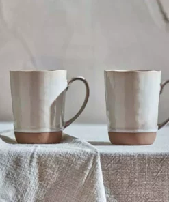 Nkuku Tableware Edo Large Mug - Terracotta (Set Of 2)