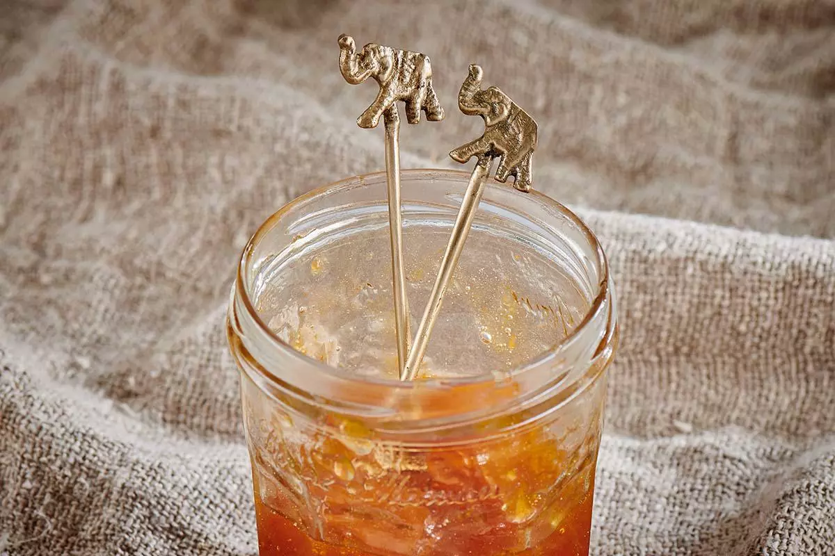 Nkuku Elephant Spoon Gift Set - Antique Brass (Set Of 2) 4 Nkuku Elephant Spoon Gift Set - Antique Brass (Set Of 2)