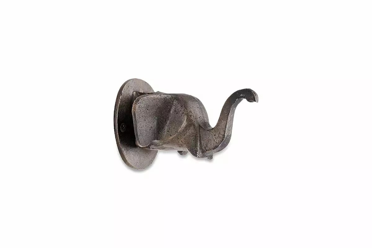 Nkuku Elephant Door Knocker - Antique Black Home Accessories 5 Nkuku Elephant Door Knocker - Antique Black Home Accessories