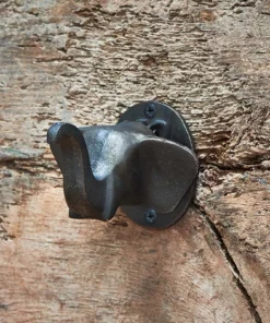 Nkuku Elephant Door Knocker - Antique Black Home Accessories