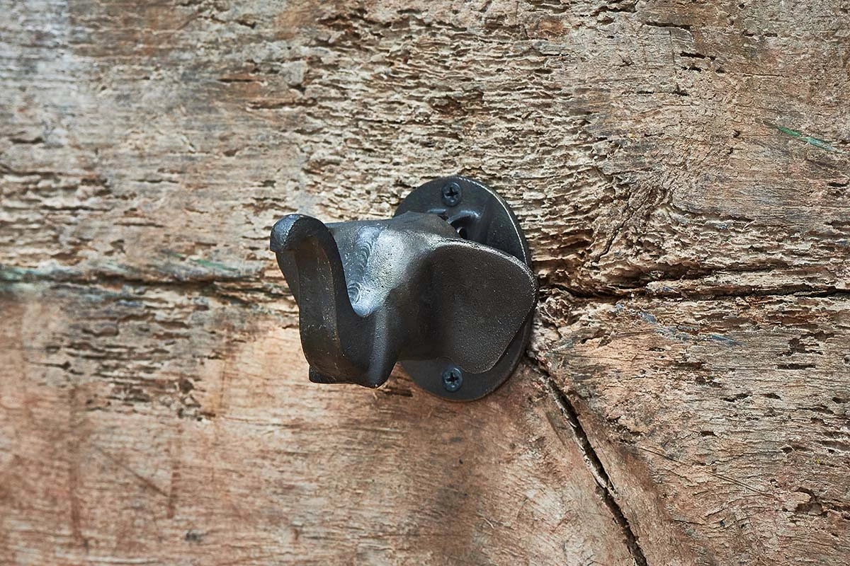 Nkuku Elephant Door Knocker - Antique Black Home Accessories 3 Nkuku Elephant Door Knocker - Antique Black Home Accessories