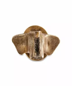 Nkuku Home Accessories Elephant Door Knocker - Antique Brass
