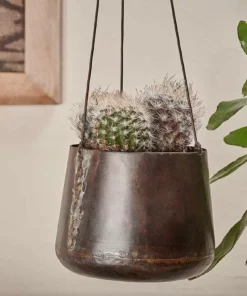 Nkuku Endo Reclaimed Iron Hanging Planter