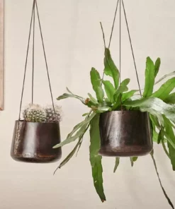 Nkuku Endo Reclaimed Iron Hanging Planter