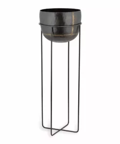 Nkuku Home Accessories Endo Reclaimed Iron Planter Stand 19 Nkuku Home Accessories Endo Reclaimed Iron Planter Stand