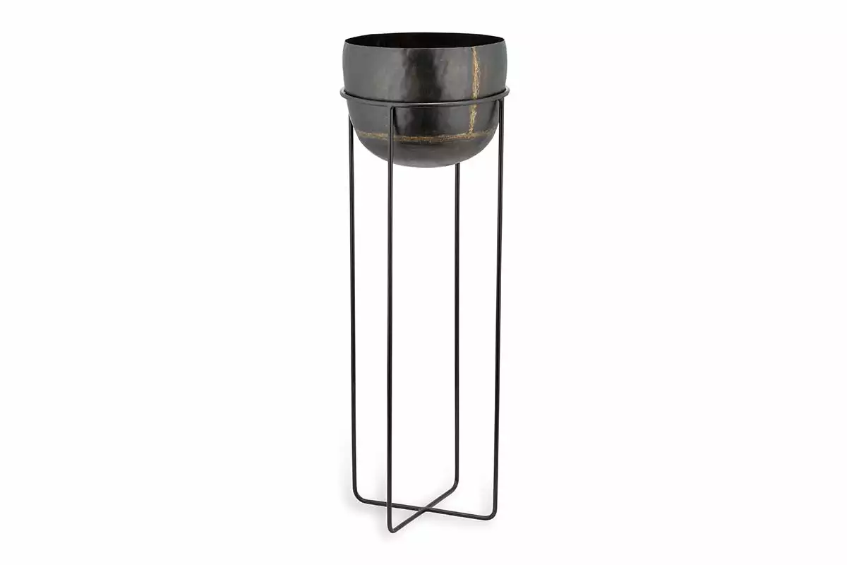 Nkuku Home Accessories Endo Reclaimed Iron Planter Stand 11 Nkuku Home Accessories Endo Reclaimed Iron Planter Stand