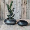 Nkuku Endo Reclaimed Iron Round Planter