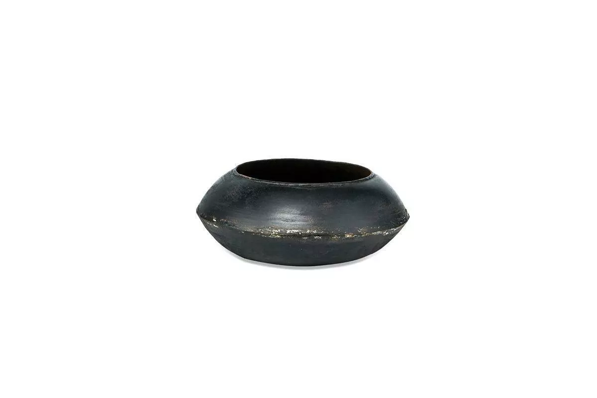 Nkuku Endo Reclaimed Iron Round Planter 5 Nkuku Endo Reclaimed Iron Round Planter