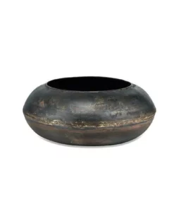 Nkuku Endo Reclaimed Iron Round Planter 9 Nkuku Endo Reclaimed Iron Round Planter