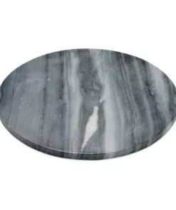 Nkuku Table Accessories Esa Marble Table Mat - Grey